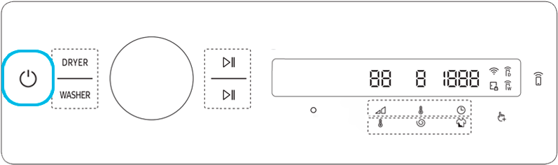 press and hold start pause