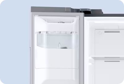 Ice Maker en la puerta del Refrigerador
