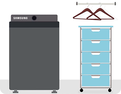 Colocación de la lavadora