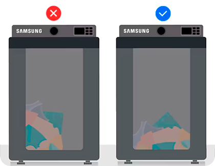 Colocación de la lavadora