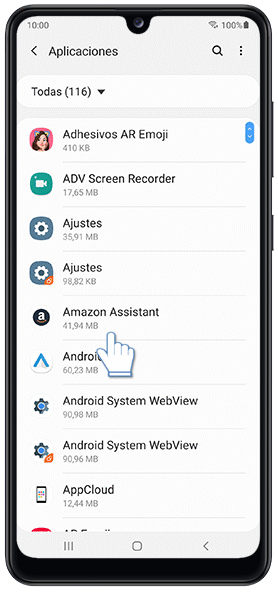 En los ajustes de la aplicación desactivarla