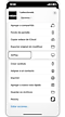 Vista de la app de galeria en el sistema iOS con la opción Air Play resaltada.