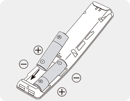 Reemplazo de batería control remoto sin comando de voz