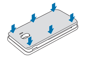 Galaxy J2 Pro - ¿Cómo instalar la tarjeta SIM?