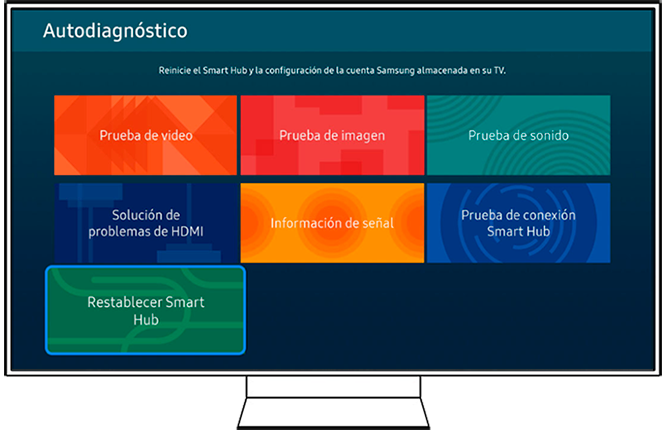 Restablecimiento del Smart Hub