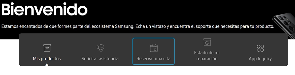 Reservar cita desde Your service