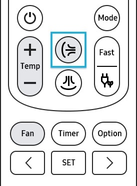 Imagen del icono en el control para el ajuste de dirección