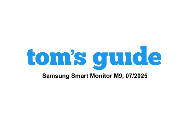 Logo Samsung Smart Monitor M9, Tom's guide 07/2025.