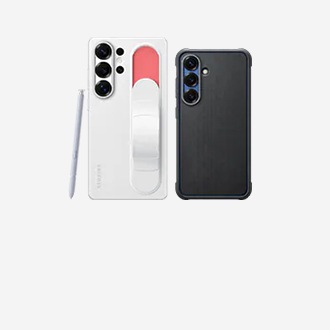 Mobilní příslušenství Samsung – ochranné kryty, stylus S Pen a držák na telefon.