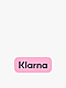 Růžové logo služby Klarna, která umožňuje platbu na splátky.