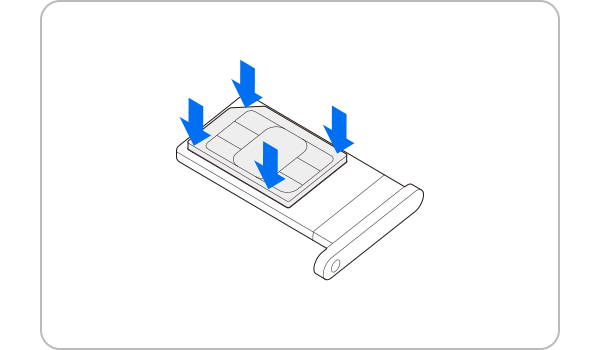 instalace SIM karty krok 3