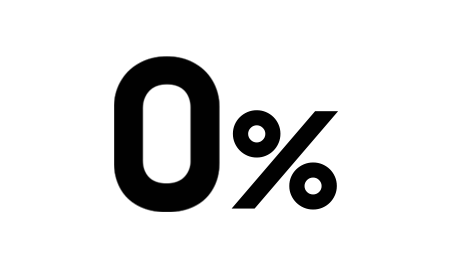 Null Prozent Icon