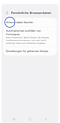 Borwserdaten löschen wird ausgewählt.