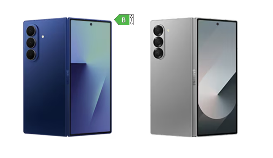 Samsung Galaxy Z Fold7 und Z Fold6 nebeneinander