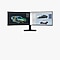 Ultra Wide Curved Monitor mit einer Benutzeroberfläche für Autodesign-Tools.