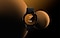 Zu sehen ist eine Galaxy Watch 6 auf einem orangenen Hintergrund. Auf der Smartwatch ist das Wort "VENUS" zu sehen.
