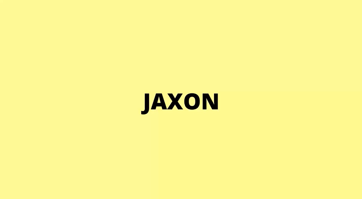 jaxon intro video