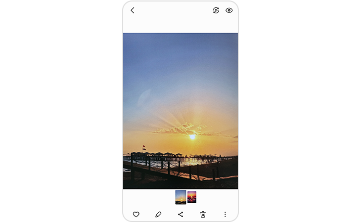 Galerie App Bilderansicht