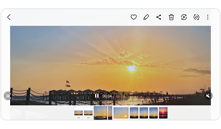 Galerie App Videoansicht