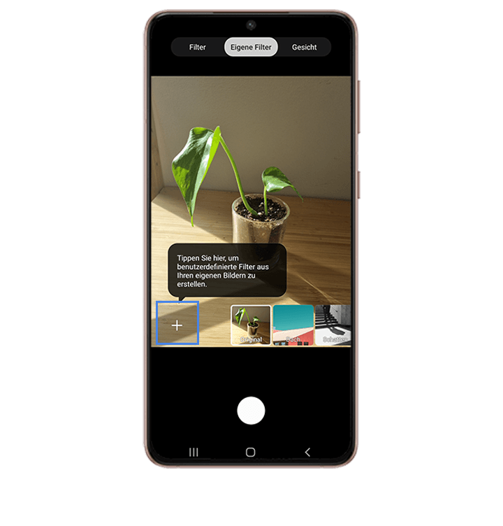 Galaxy S21 5G FIltereinstellungen