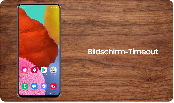 Galaxy Smartphone: Bildschirm-Timeout am Beispiel des Galaxy A51