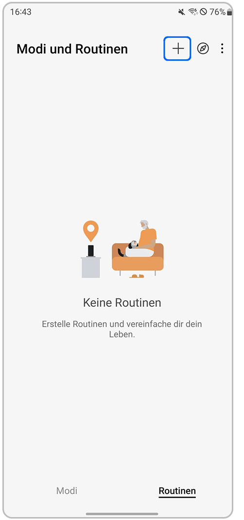Galaxy Smartphone Routinen