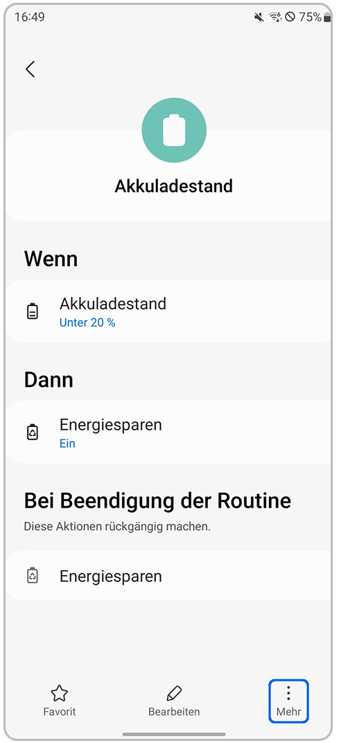Galaxy Smartphone Routine