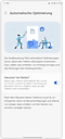 Galaxy Smartphone Gerätewartung Automatische Optimierung aktiviert