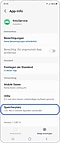 Smartphone-Screenshot mit ausgewähltem Abschnitt „Speicher“.
