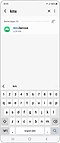 Smartphone-Screenshot mit Suche nach „KmxService“.