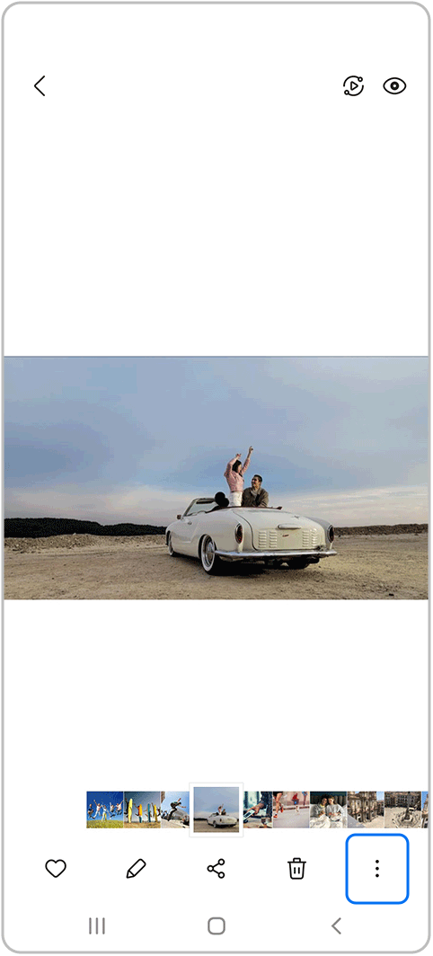 Galaxy S21 Ultra 5G Weitere Optionen aufrufen