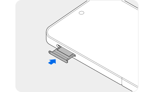 Dual-SIM-Kartenfach wieder einsetzen