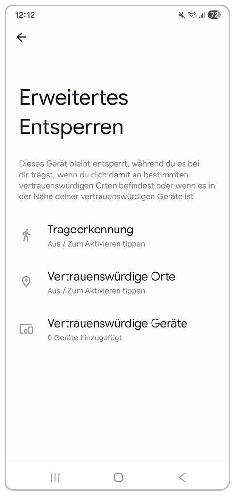 Galaxy Smartphone Extend Unlock