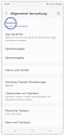 Galaxy Smartphone Allgemeine Verwaltung mit Markierung auf Sprache