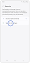Galaxy Smartphone Sprache mit Markierung auf Sprache hinzufügen