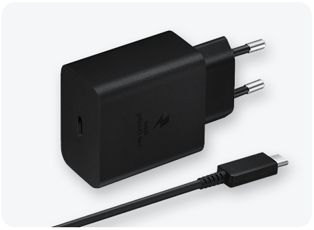 Schnellladeadapter USB Type-C, 45 Watt mit Datenkabel