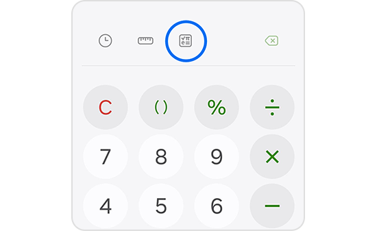 Taschenrechner wissenschaftliche Anzeige
