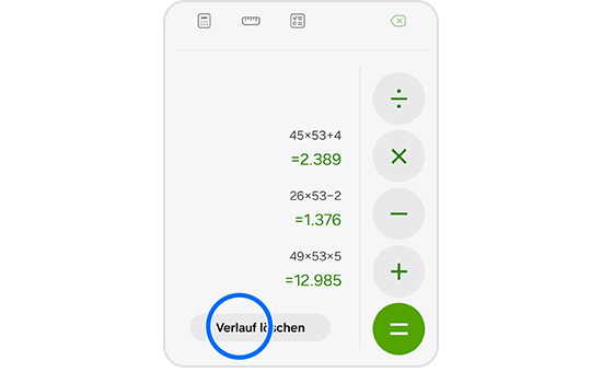Rechner-Verlauf wird gelöscht.