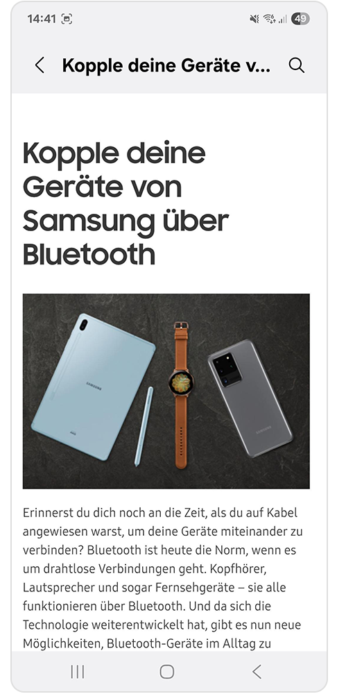 Eine Seite mit einer FAQ zum Thema.