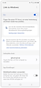 Galaxy Smartphone Link to Windows Startseite