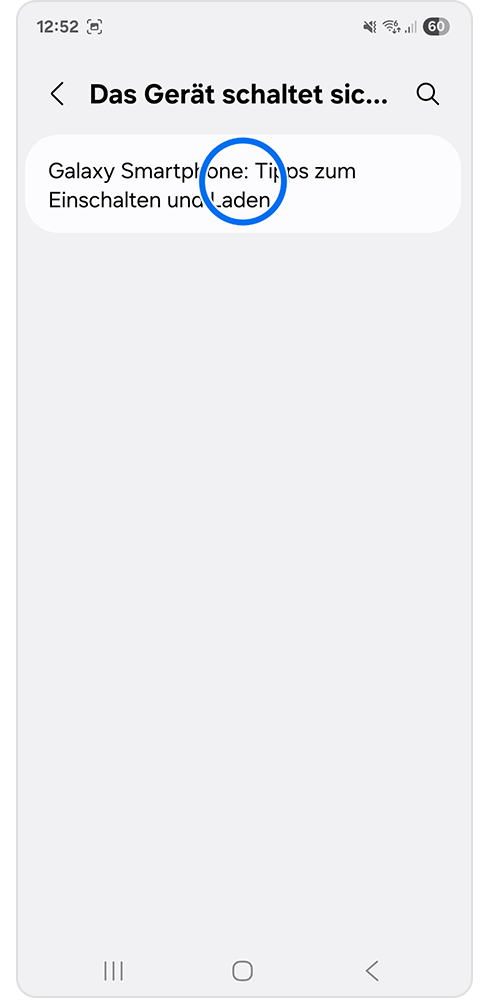 Samsung Members App Akku entlädt sich schnell mit Markierung auf FAQ Galaxy Smartphones: Tipps zum Einschalten und Laden