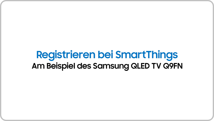 Smartthings TV einrichten