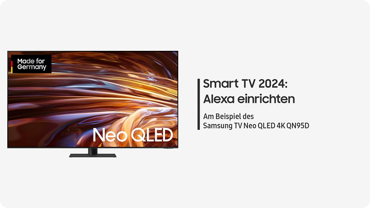 Einrichtung von Alexa auf einem Samsung Smart TV