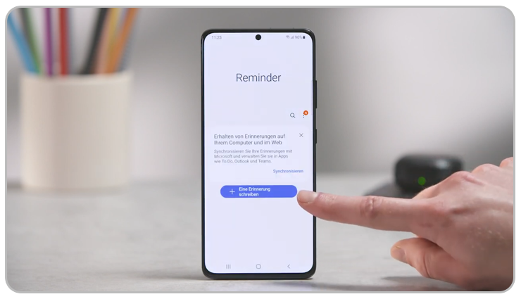 Reminder-App nutzen