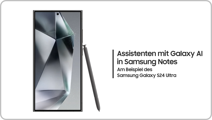 Galaxy AI Assistent in Samsung Notes nutzen