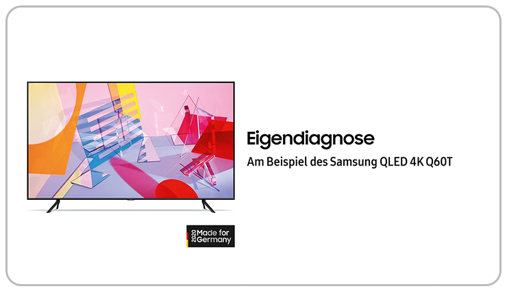 Eigendiagnose am Smart TV durchführen