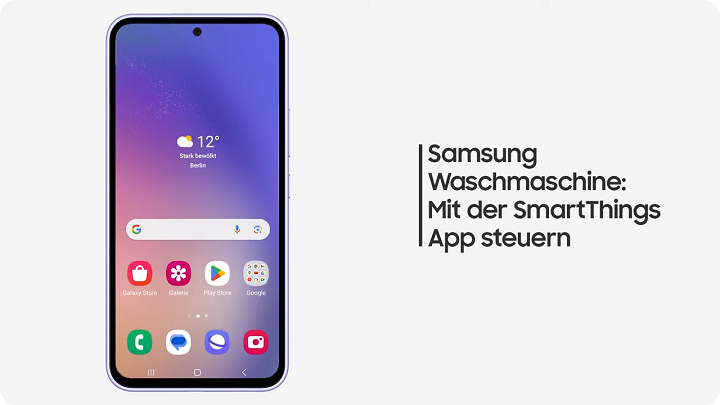 Samsung Waschmaschine mit der SmartThings App steuern