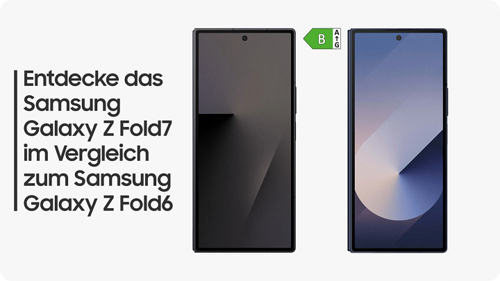Unterschiede des Galaxy Z Fold7 und des Z Fold6