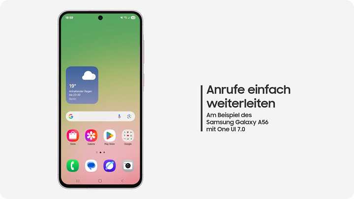 Galaxy Smartphone: Rufumleitung aktivieren