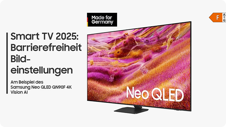 Barrierefreiheit Funktionen auf einem Samsung Smart TV erklärt